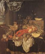BEYEREN, Abraham van Still Life with Lobster (mk08) oil painting